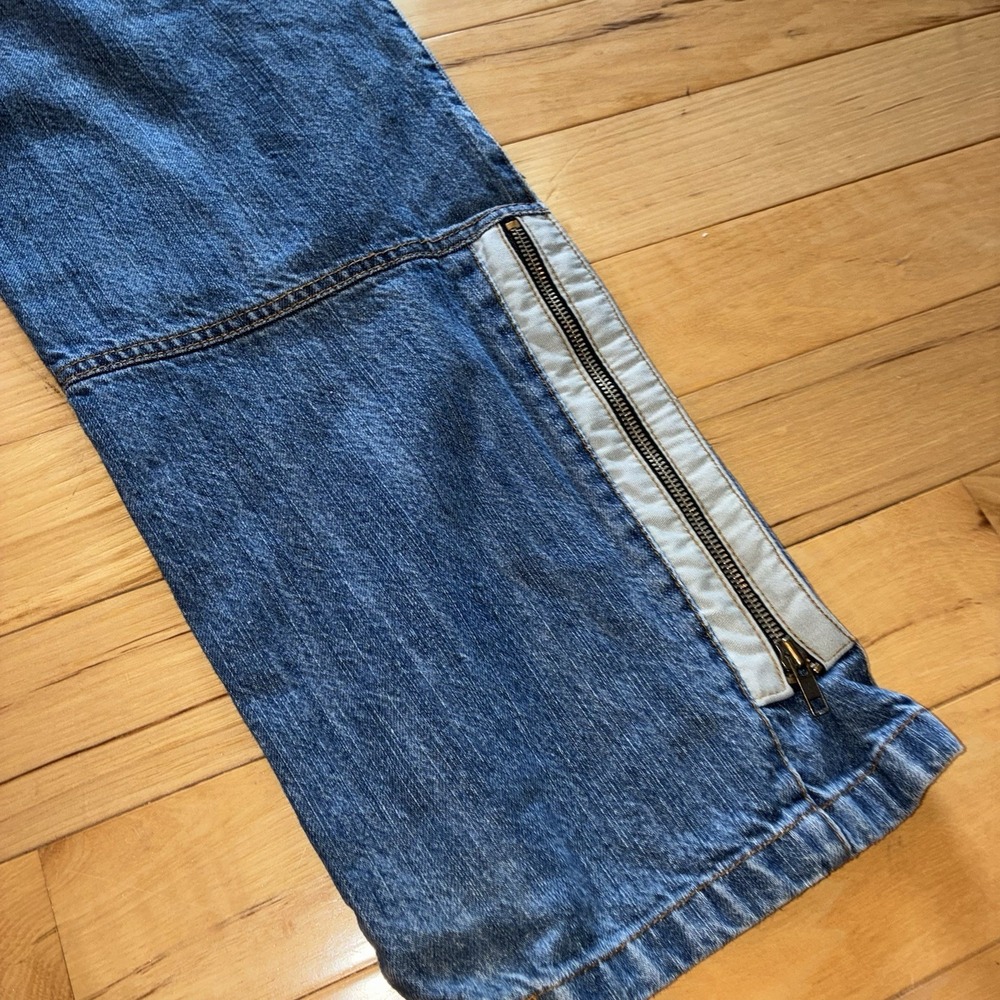 Red Route Mens Motorcycle Jeans Blue 34x32 Made With Kevlar Riding Denim Pockets - Picture 9 of 12